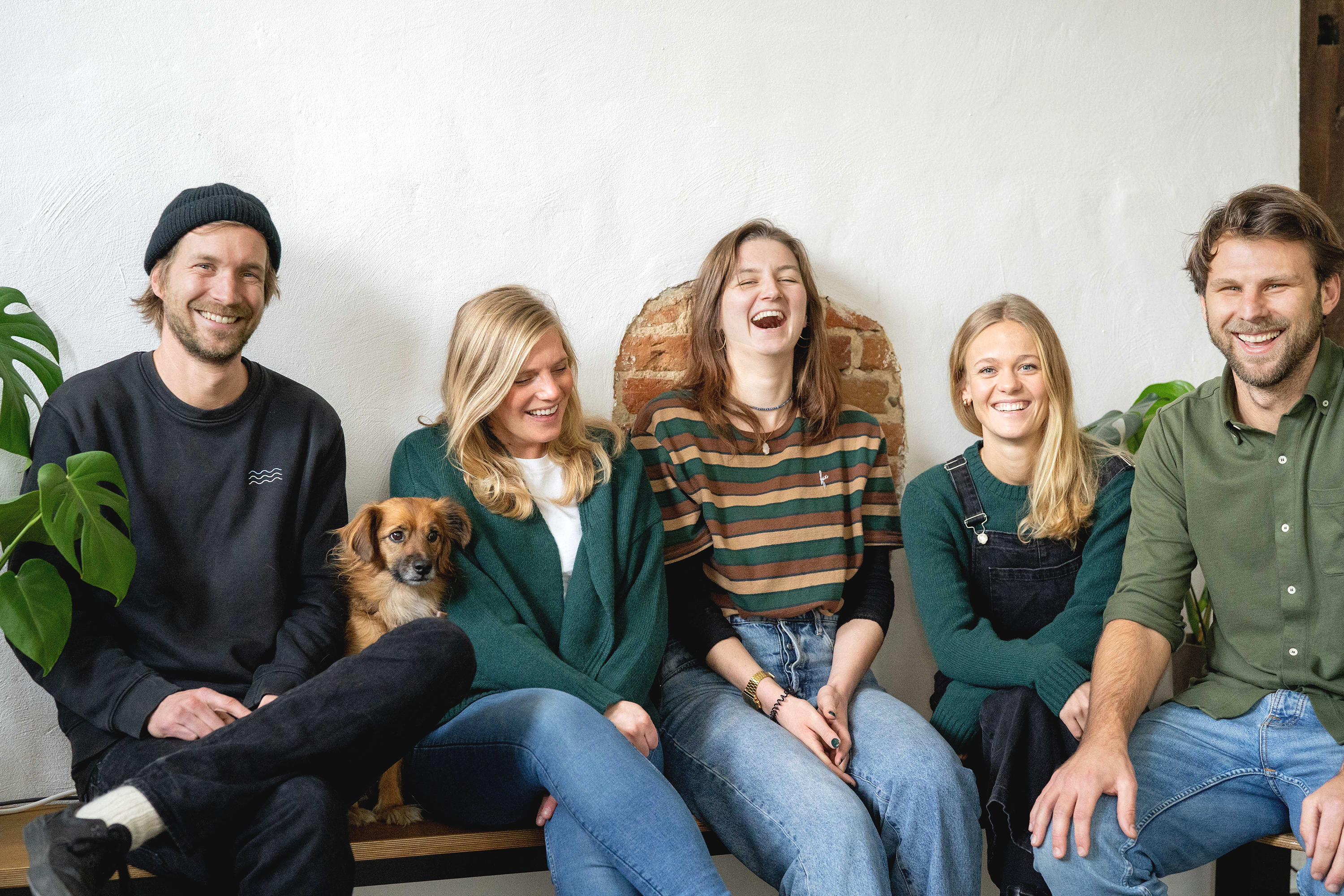 FUXBAU Team - Kenny, Isi, Christina, Greta und Philipp