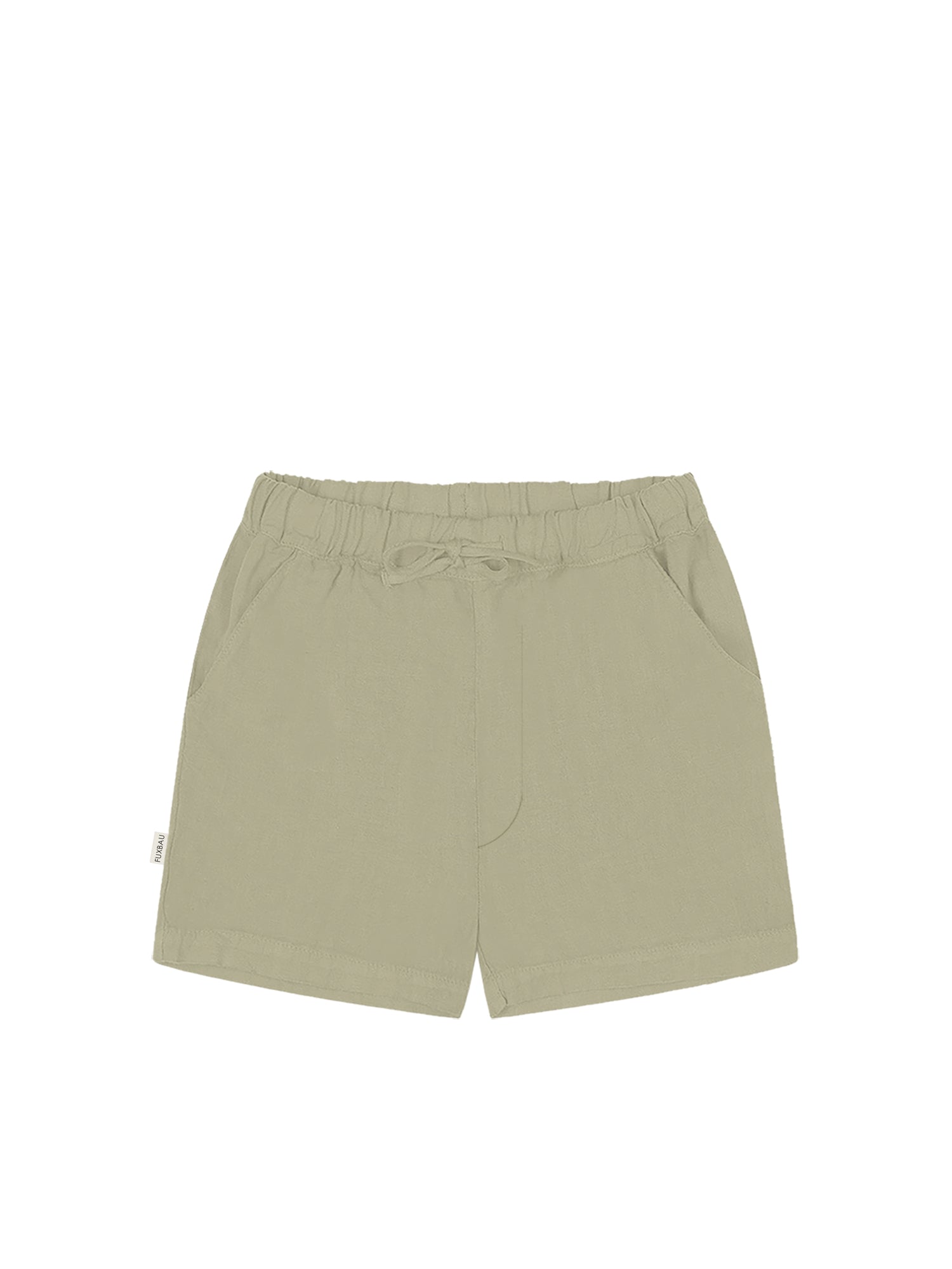 FUXBAU Fair Fashion Männer Leinenshorts in salbei aus 100% Leinen und fair hergestellt in Portugal