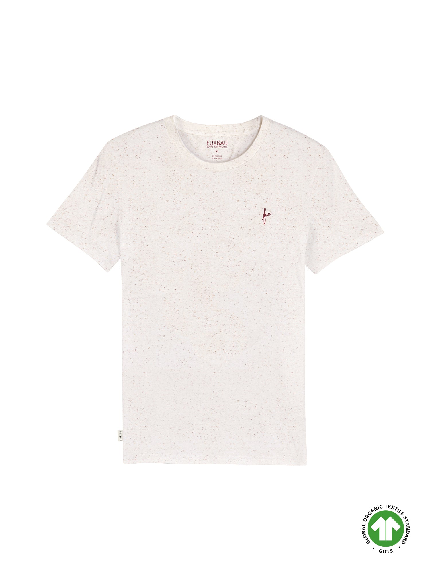 Fair Fashion Männer fux T-Shirt mit highlights aus 100% GOTS zertifizierter Biobaumwolle