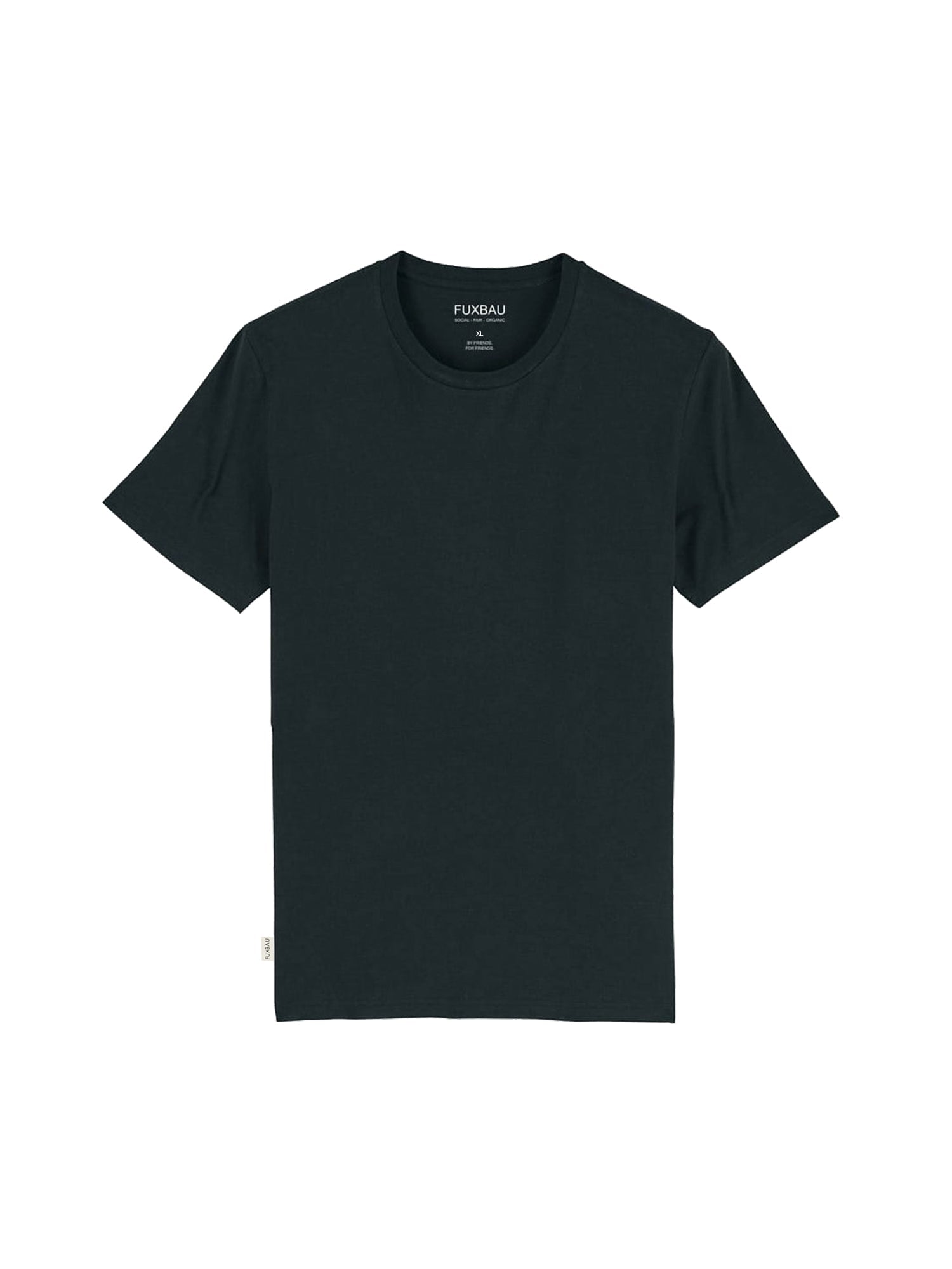 Nachhaltiges & faires Männer Basic T-Shirt in schwarz aus 100% GOTS zertifizierter Biobaumwolle & made in Germany