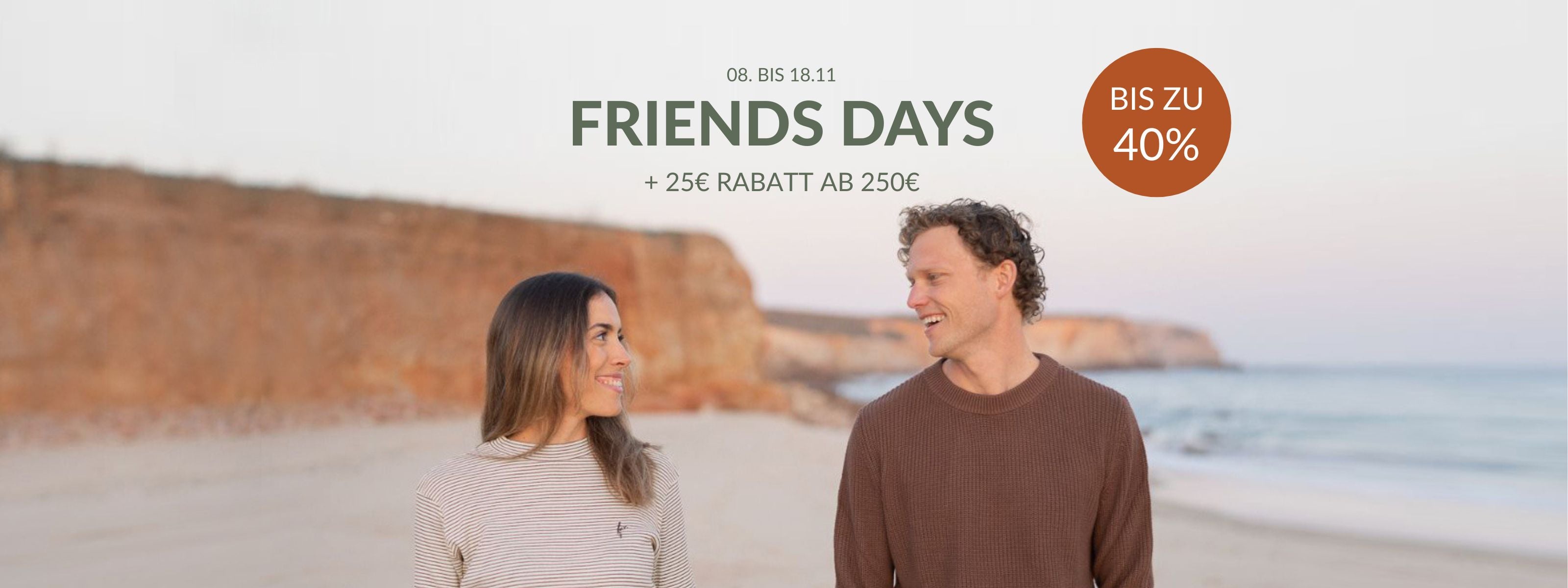FUXBAU Friends Days 2025 bis zu 40% +25€ Rabatt ab 250€ - 08. bis 18.11.