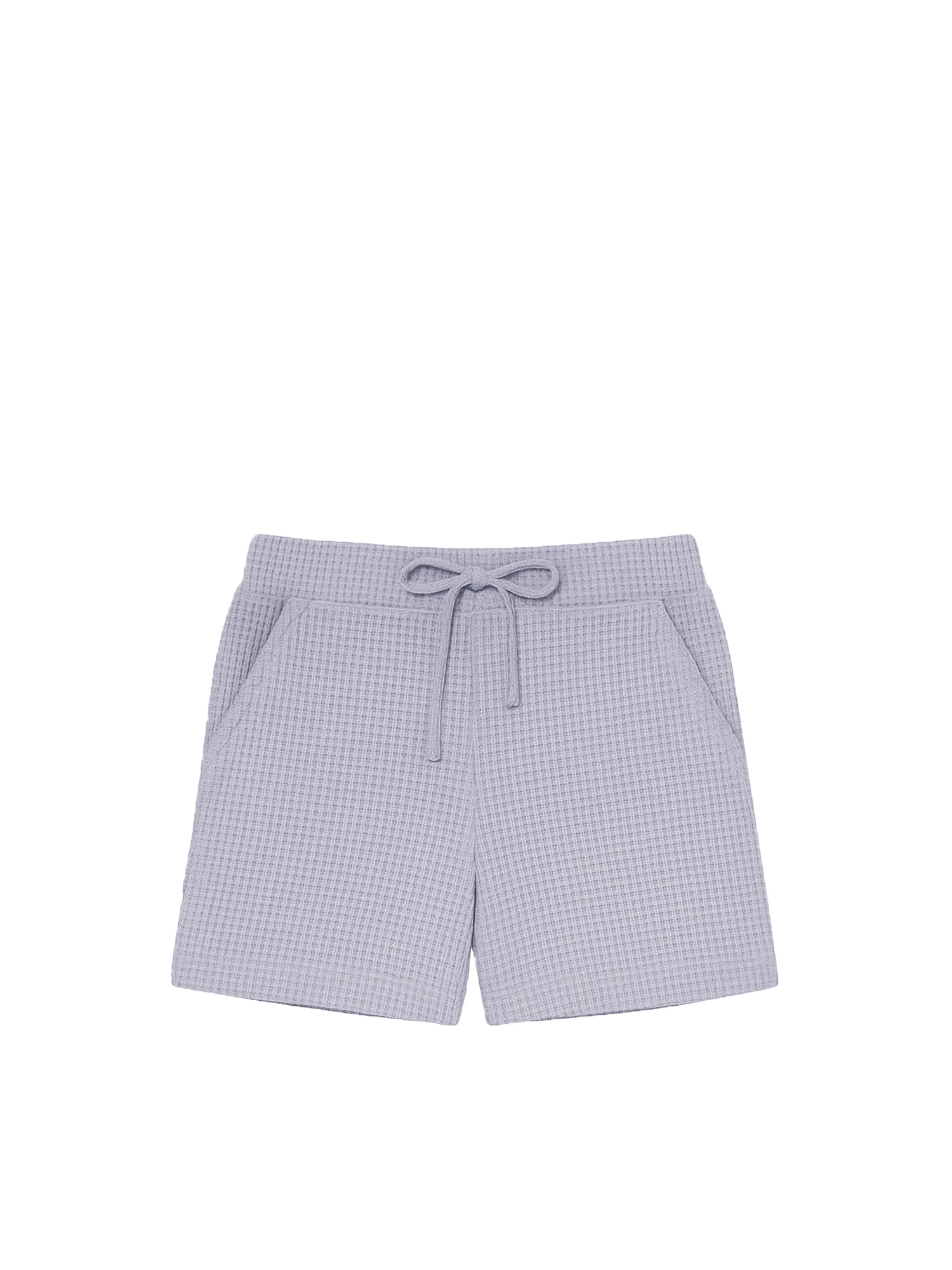 Nachhatlige Frauen Waffelstrick Shorts in lavendel aus 100% GOTS zertifizierter Biobaumwolle und nachhaltig in Portugal roduziert