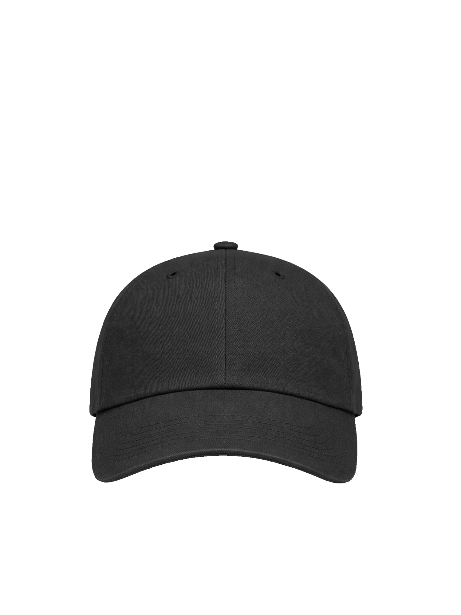 Nachhaltige FUXBAU Dad Cap in schwarz aus 100% Biobaumwolle und fair in Europa hergestellt.