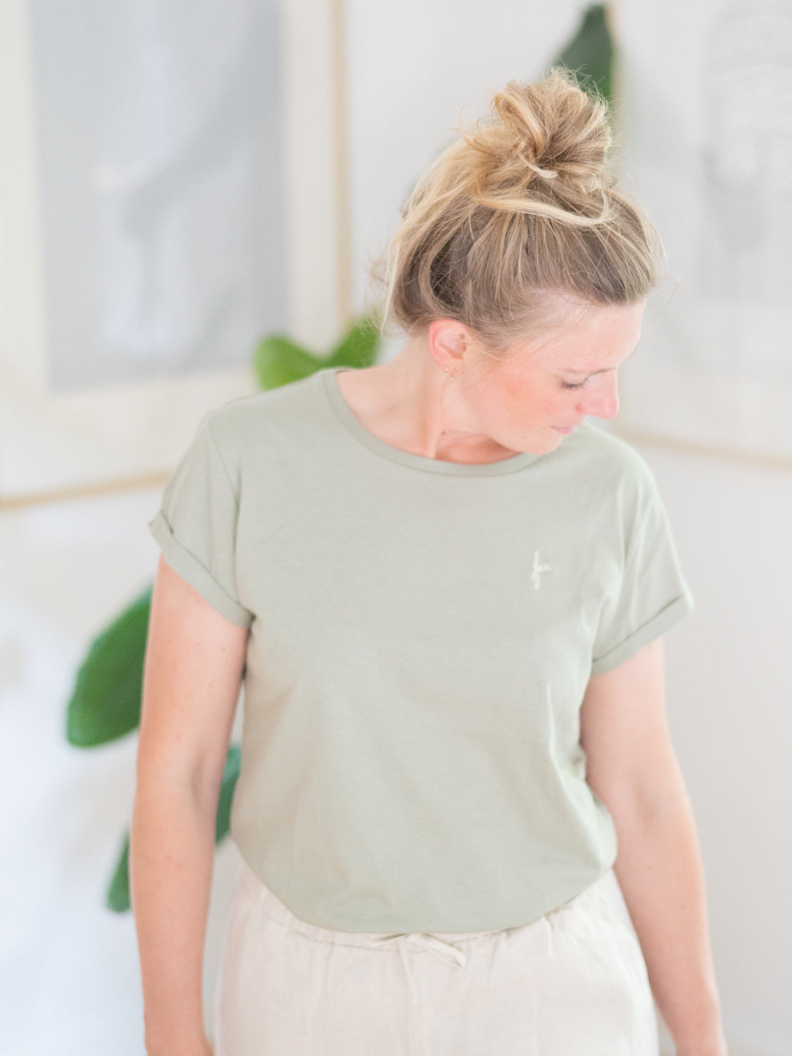 Frauen fux T-Shirt - hellgrün