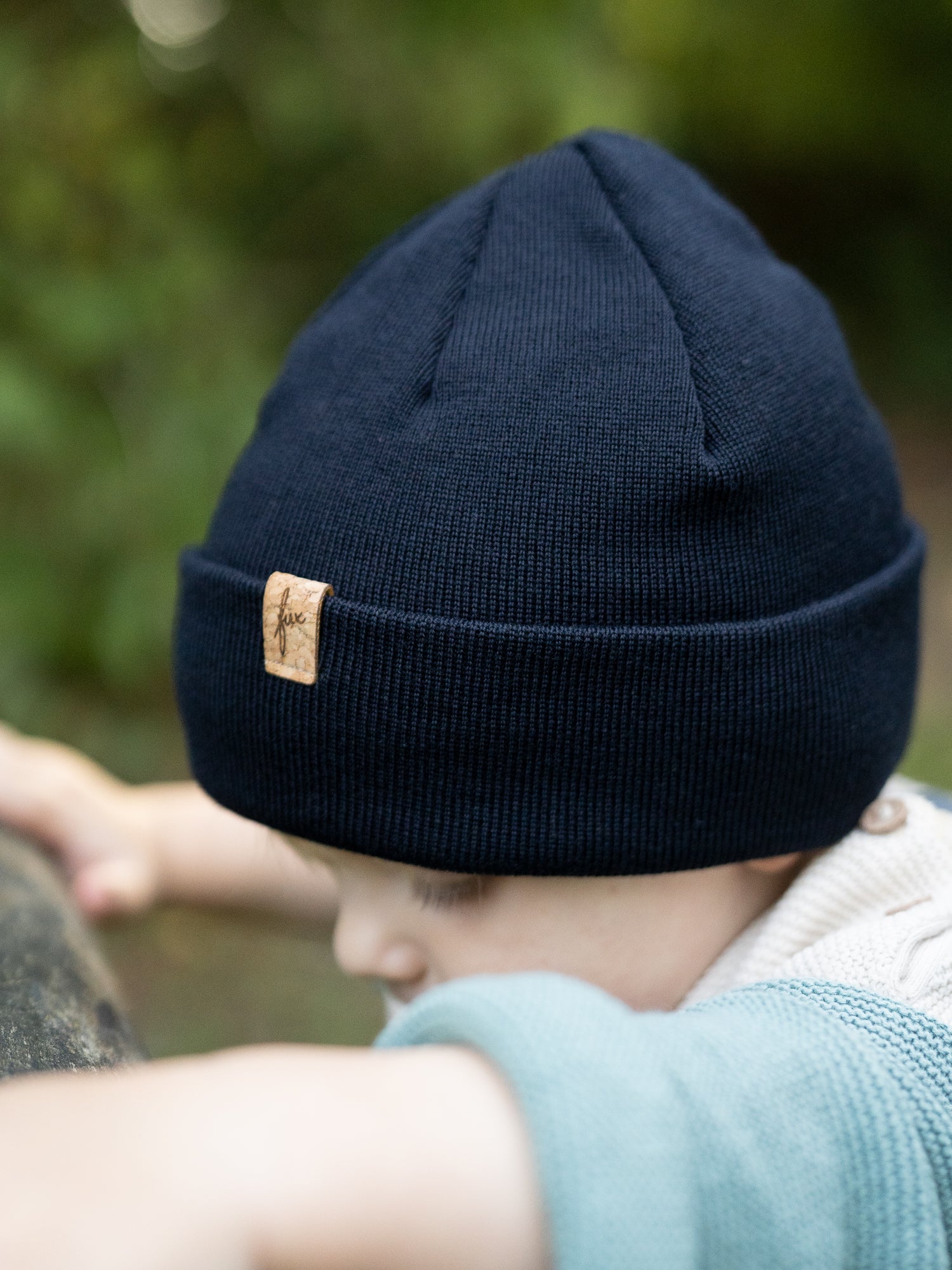Kinder Merino Kork Beanie - navy