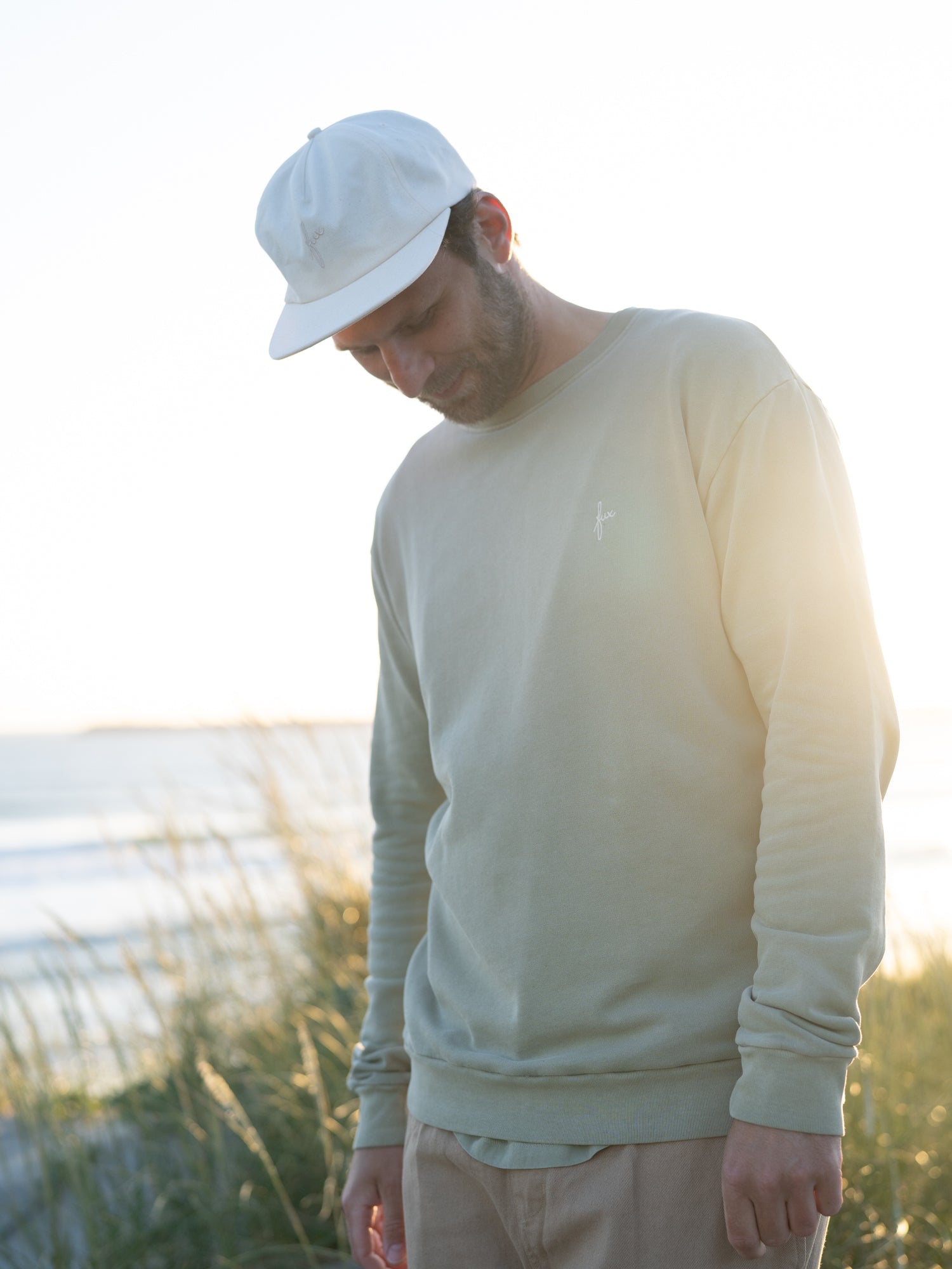 Männer Pullover - Natural Dye grün