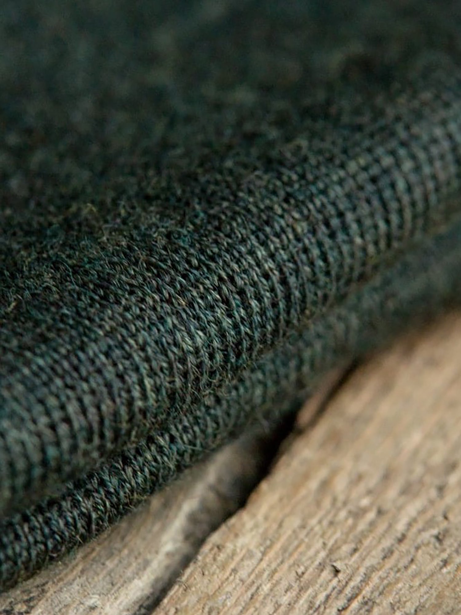 Fair Fashion Merino Kork Beanie in waldgrün aus 100% Merinowolle