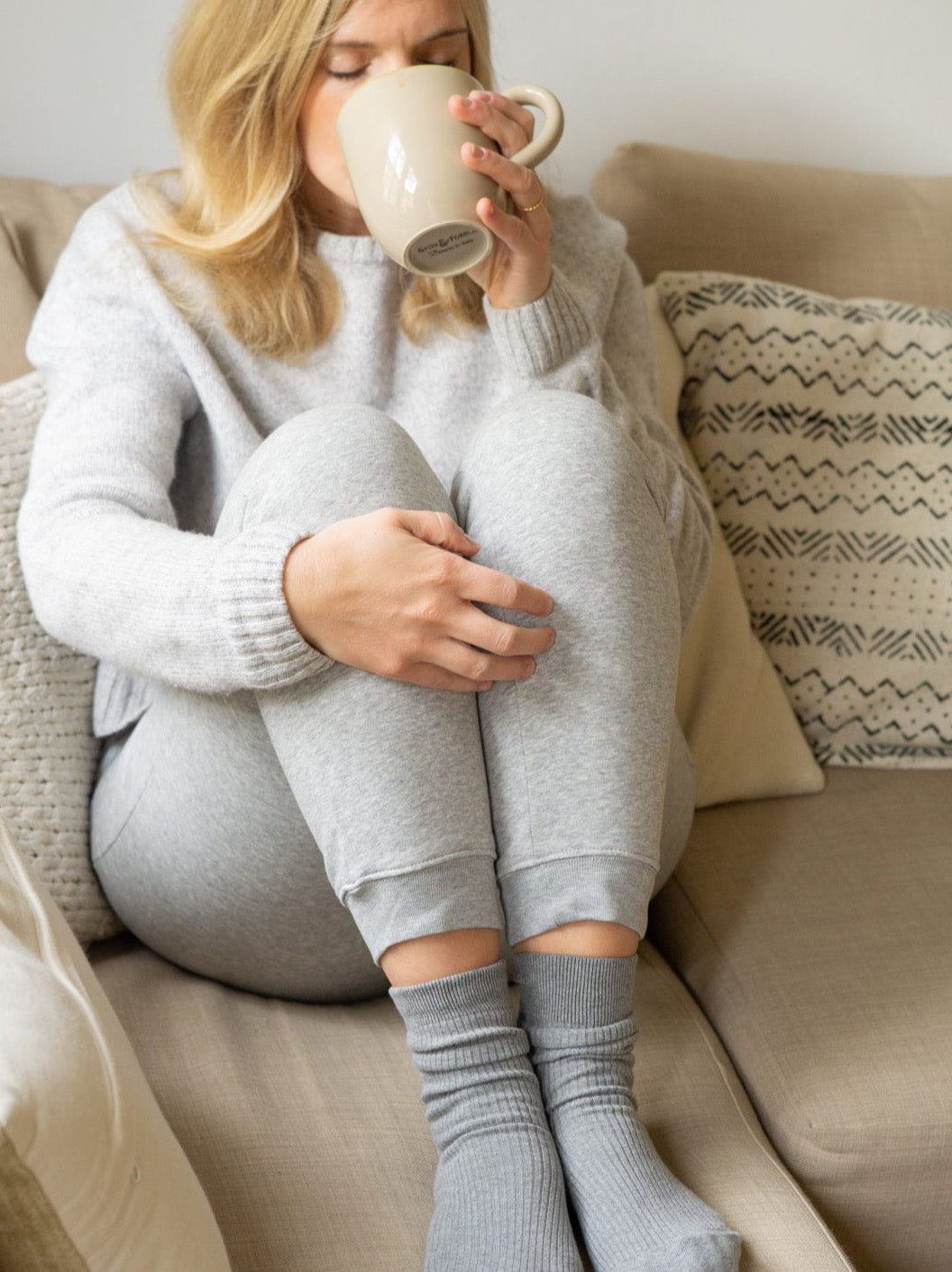 Basic Socken - grau | 3er Pack