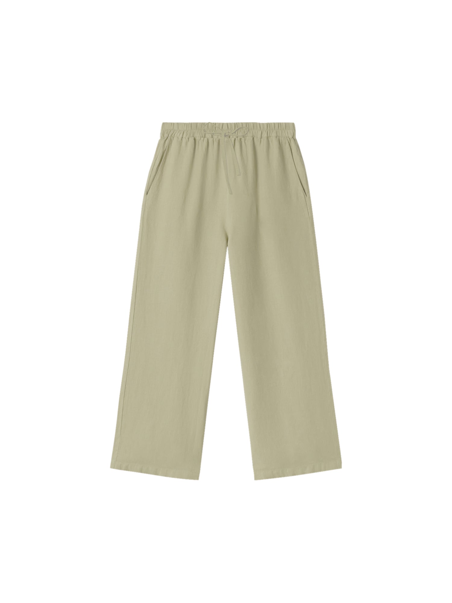 FUXBAU Fair Fashion Frauen Leinenhose in salbei aus 100% Leinen und fair in Portugal hergestellt