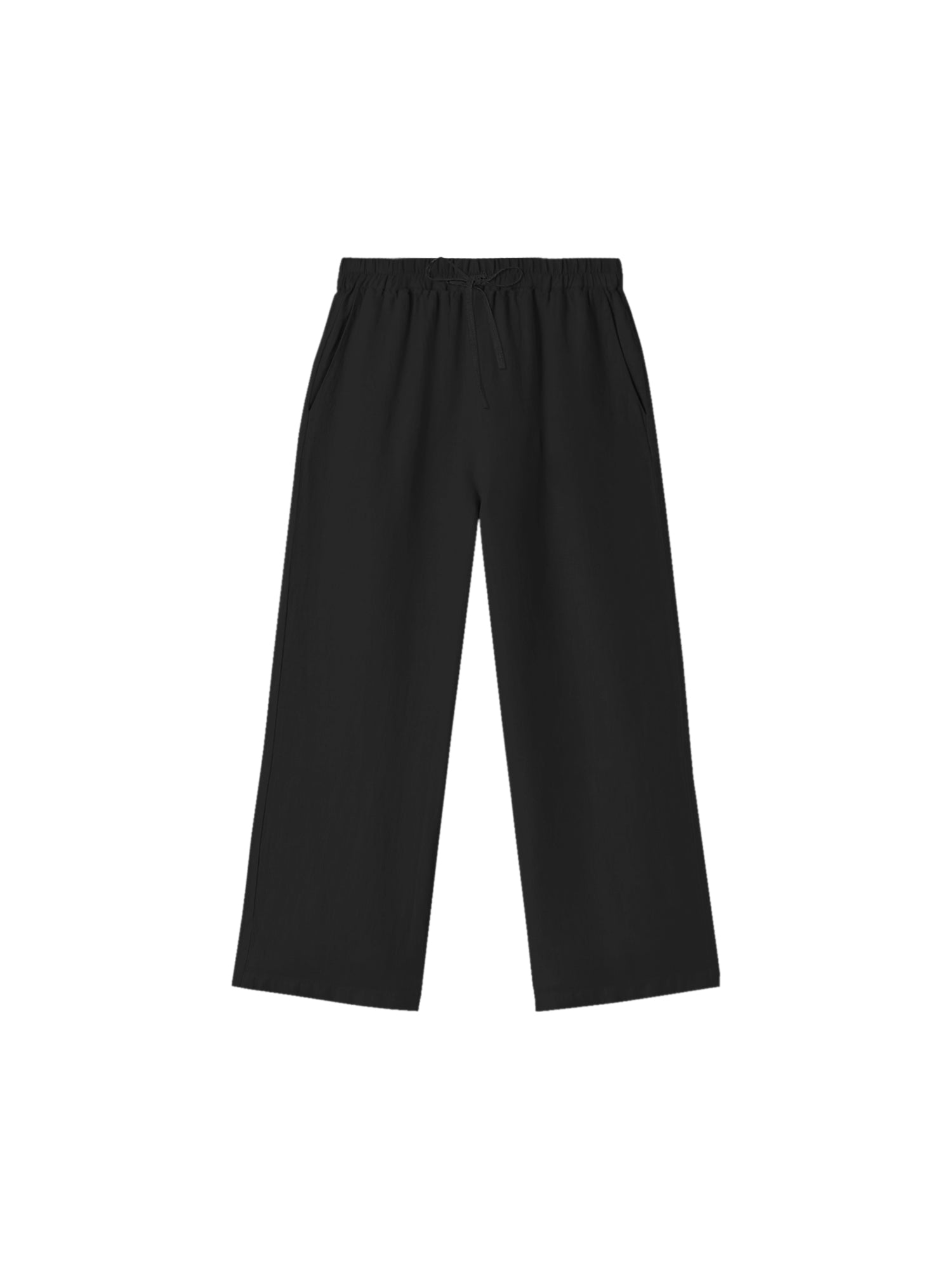 FUXBAU Fair Fashion Frauen Leinenhose in schwarz aus 100% Leinen und fair in Portugal hergestellt