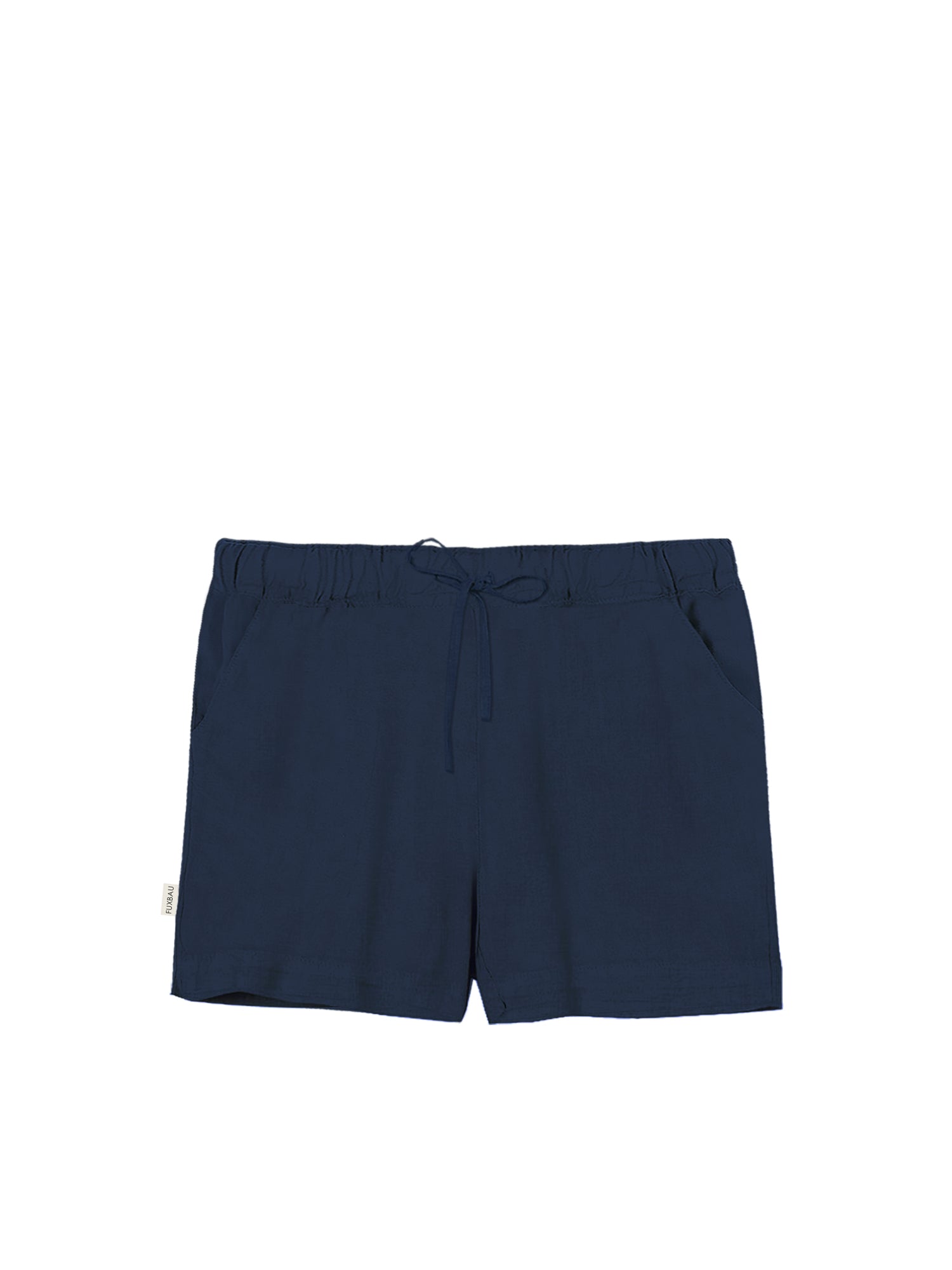 FUXBAU Fair Fashion Frauen Leinenshorts in navy aus 100% Leinen und fair hergestellt in Portugal