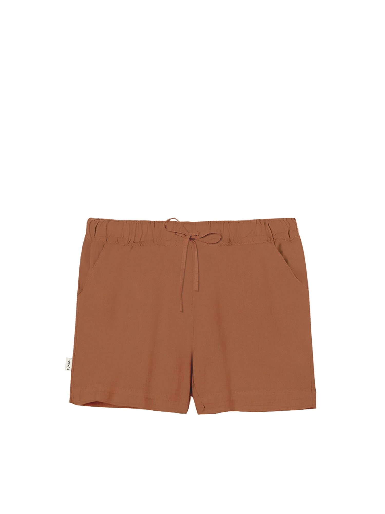 Fair Fashion Frauen Leinenshorts in sienna aus 100% Leinen made in Portugal