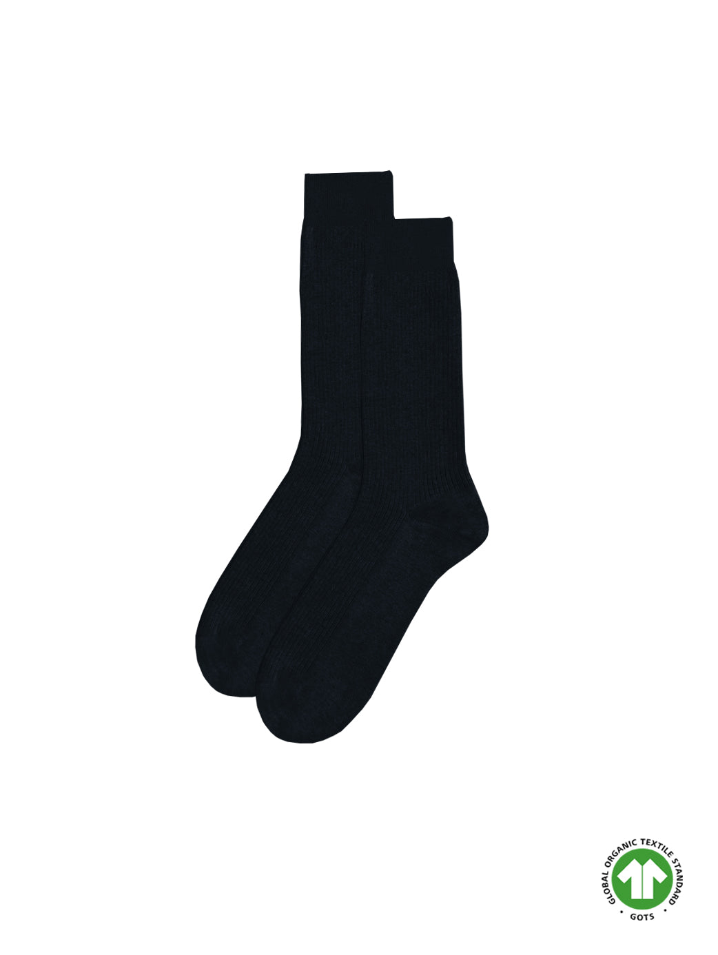 FUXBAU Fair Fashion Basic Socken in schwarz aus 100% GOTS zertifizierter Biobaumwolle