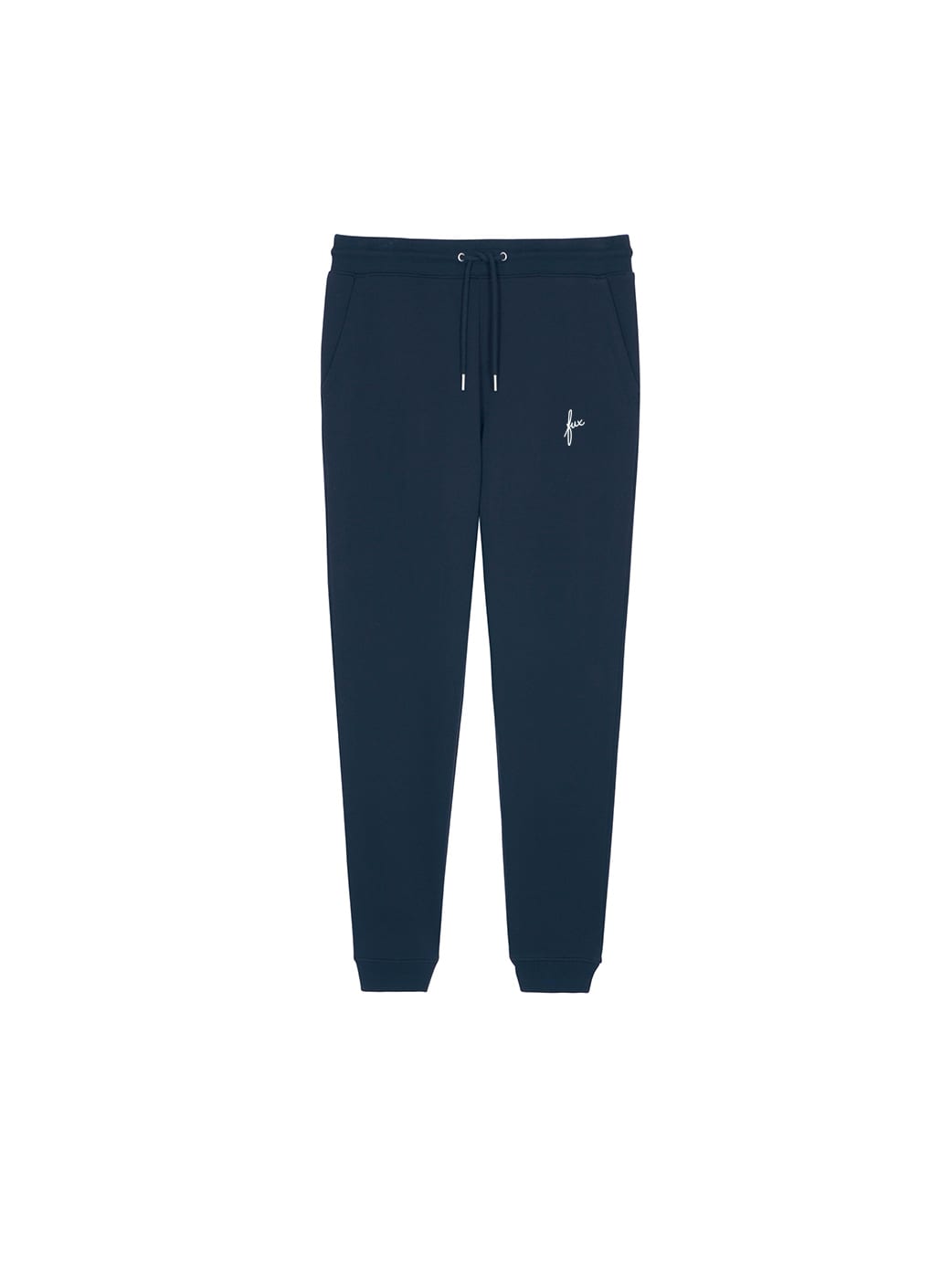 fuxbau-fair-fashion-bio-baumwolle-unisex-jogginghose-navy-front