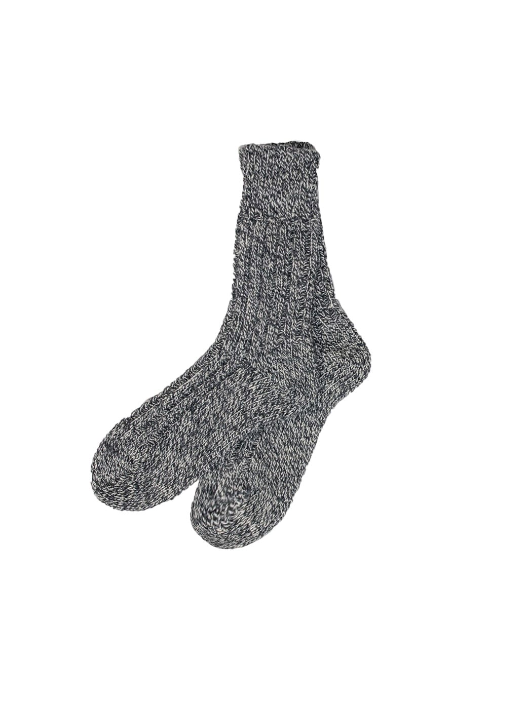 Nachhaltige FUXBAU Wollsocken in graumeliert aus 100% Wolle