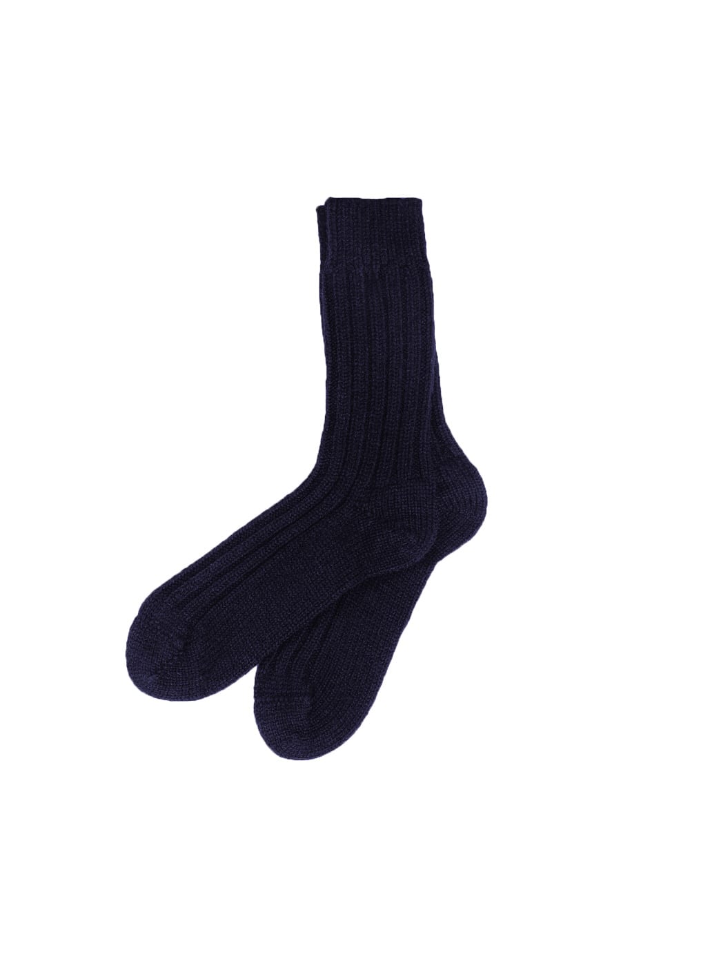 Nachhaltige FUXBAU Wollsocken in navy aus Schurrwolle, made in Germany