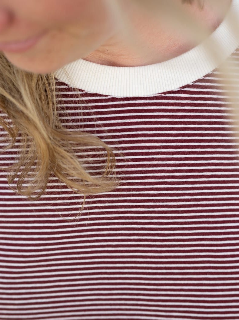 Streifen, Streifen und Streifen, unsere nachhaltigen gestreiften T-Shirts für Frauen