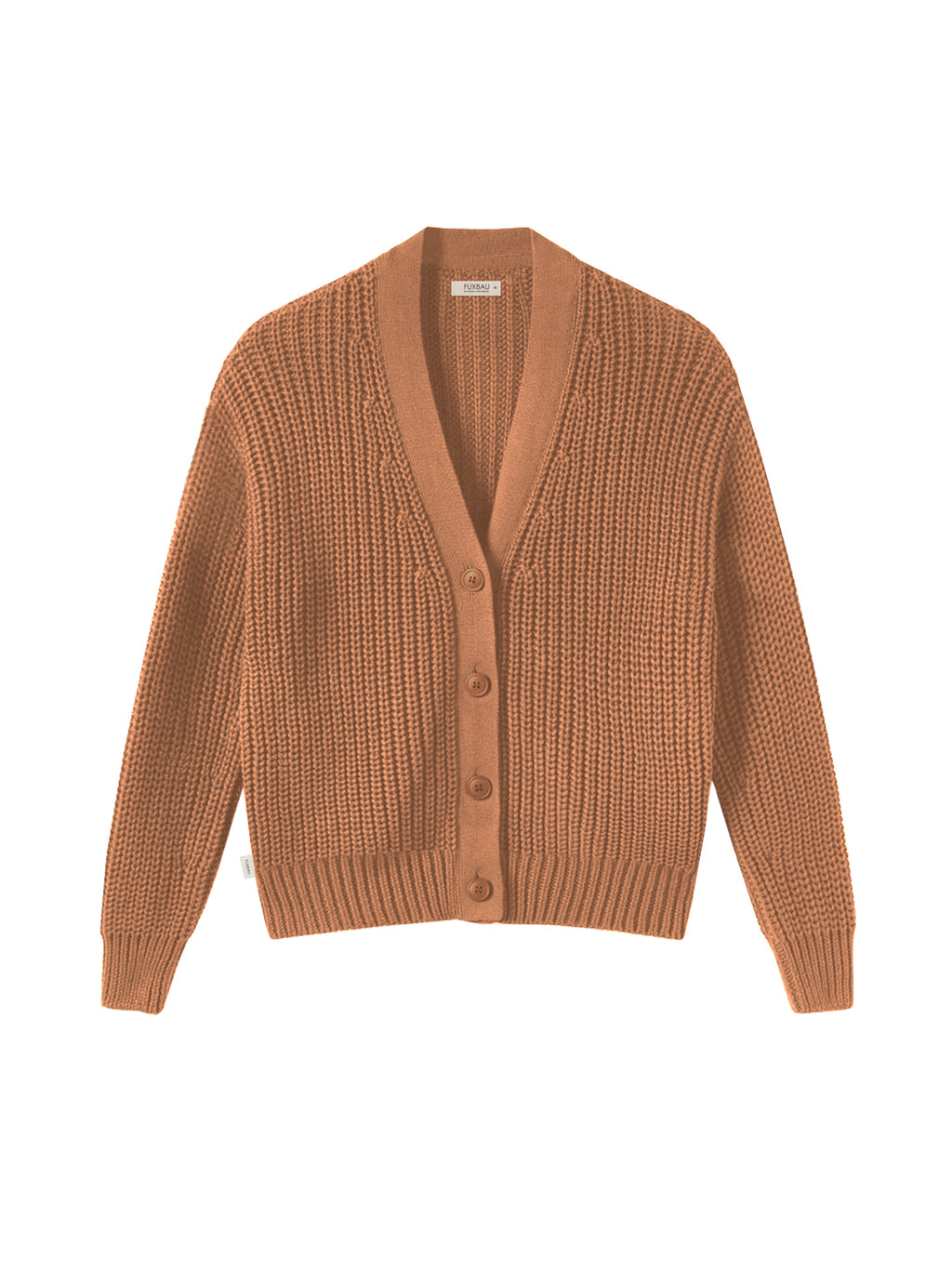 4Seasons Frauen Strickjacke - rostbraun