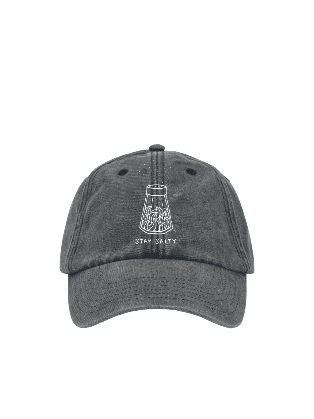 Stay Salty Dad Cap - salzschwarz