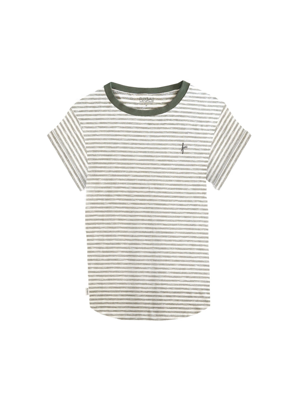 Frauen fux Merida T-Shirt - beige grünmeliert