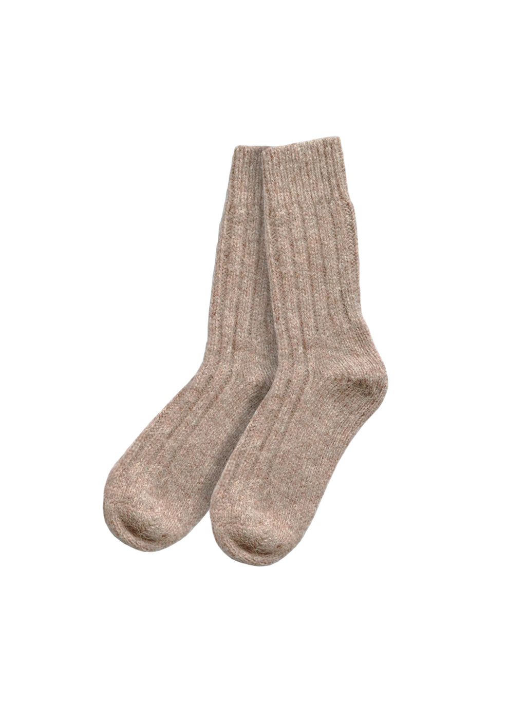Alpaka Schafwollsocken - beige