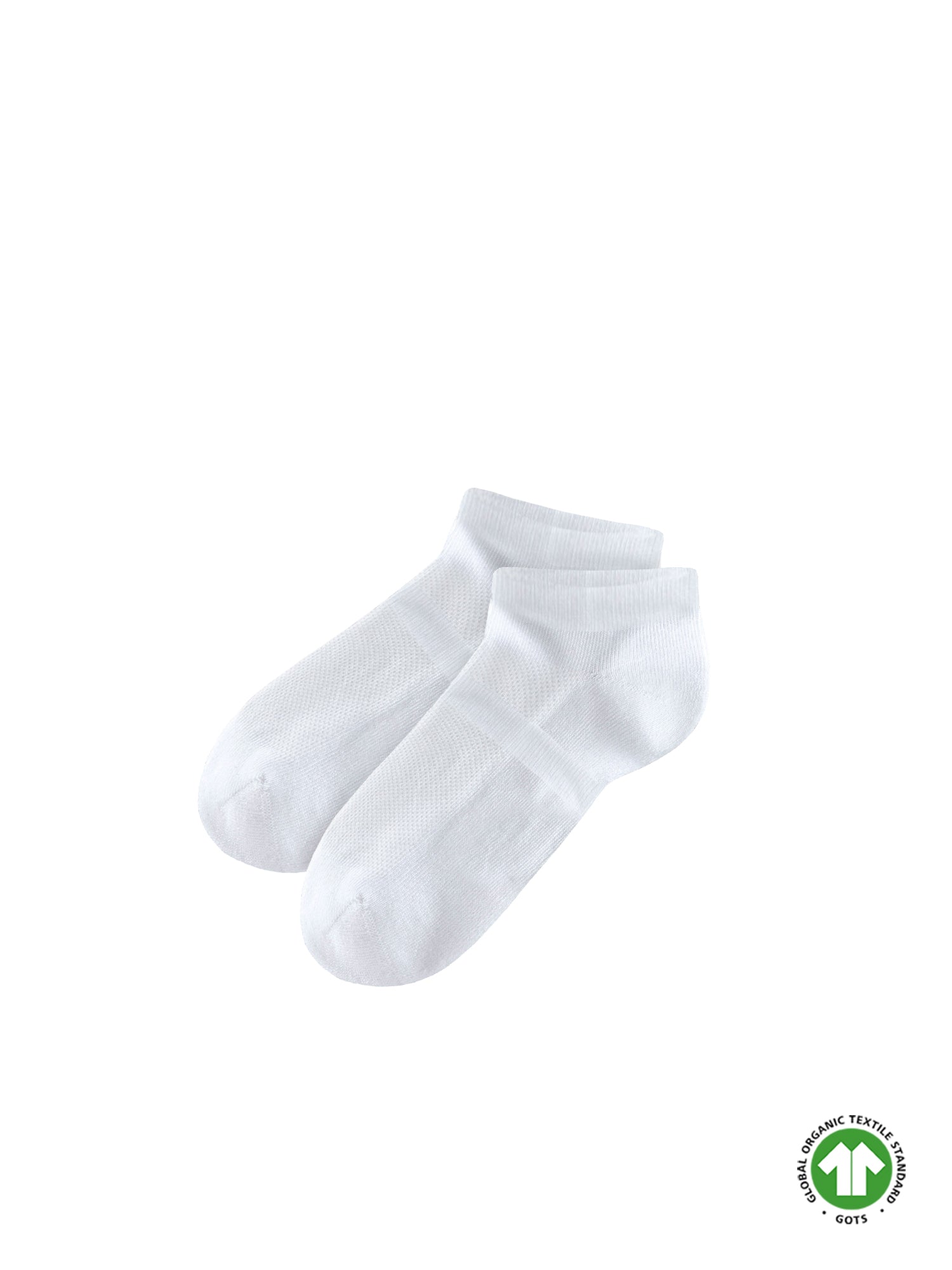 FUXBAU Sneaker Socken in weiß im 6er Pack aus GOTS zertifizierter Biobaumwolle