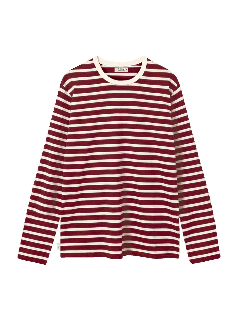 Frauen Streifen Longsleeve - creme bordeaux