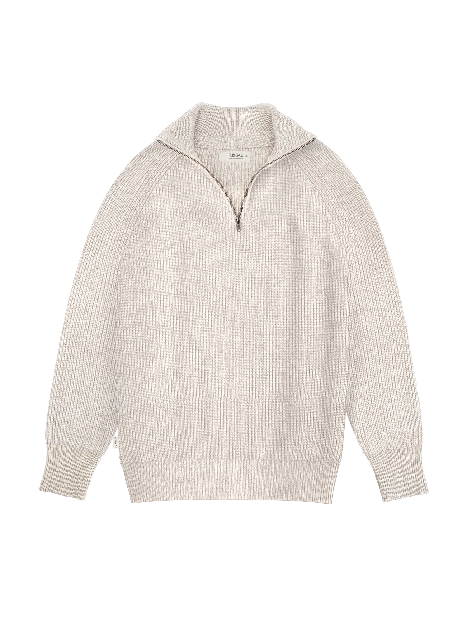 Nachhaltiger & hochwertiger Männer Merino Troyer aus 100% Merinowolle in beigemeliert und made in Europe