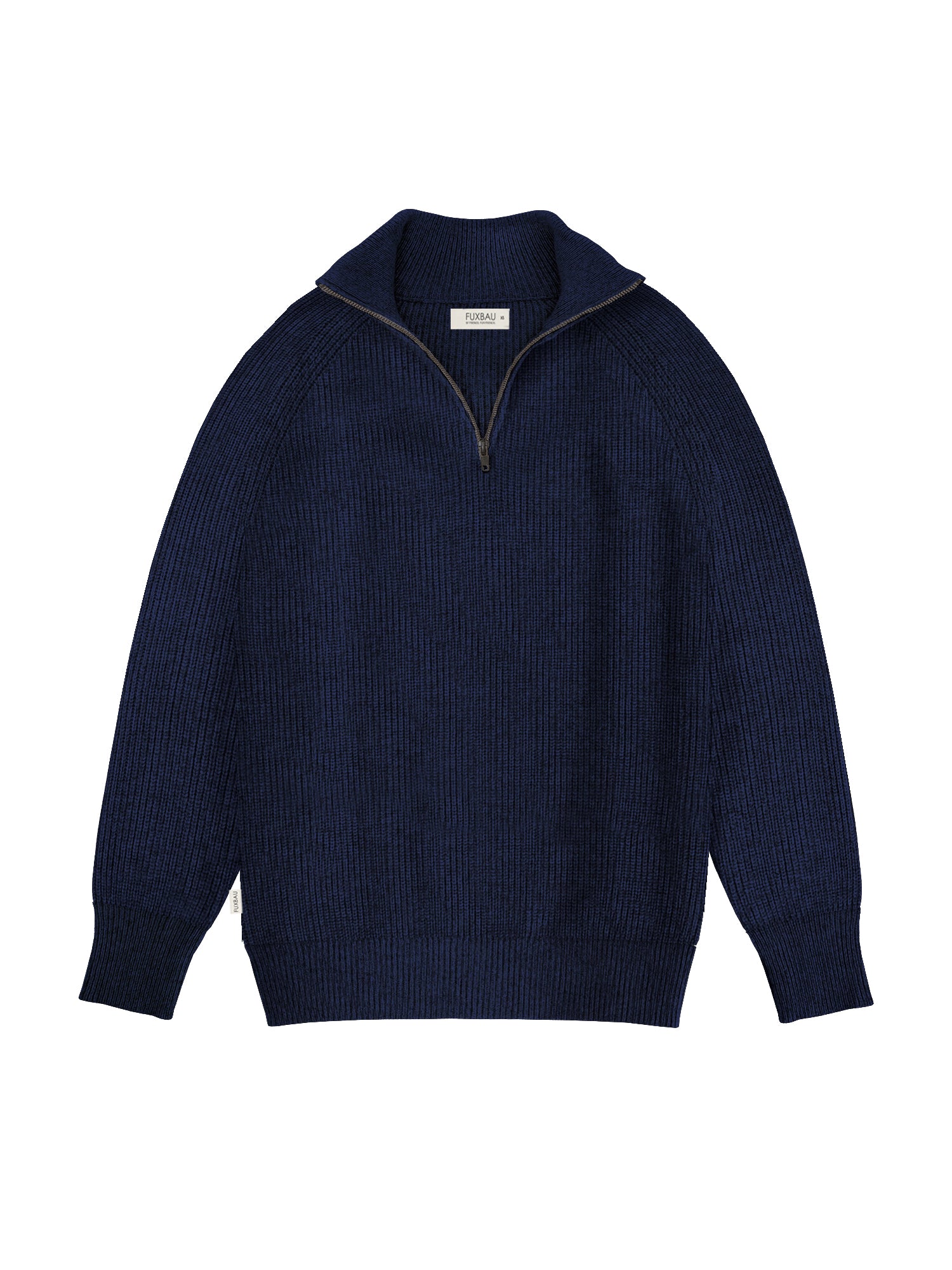 Nachhaltiger Fair Fashion Männer Troyer in navy aus 100% Merinowolle und made in Italy