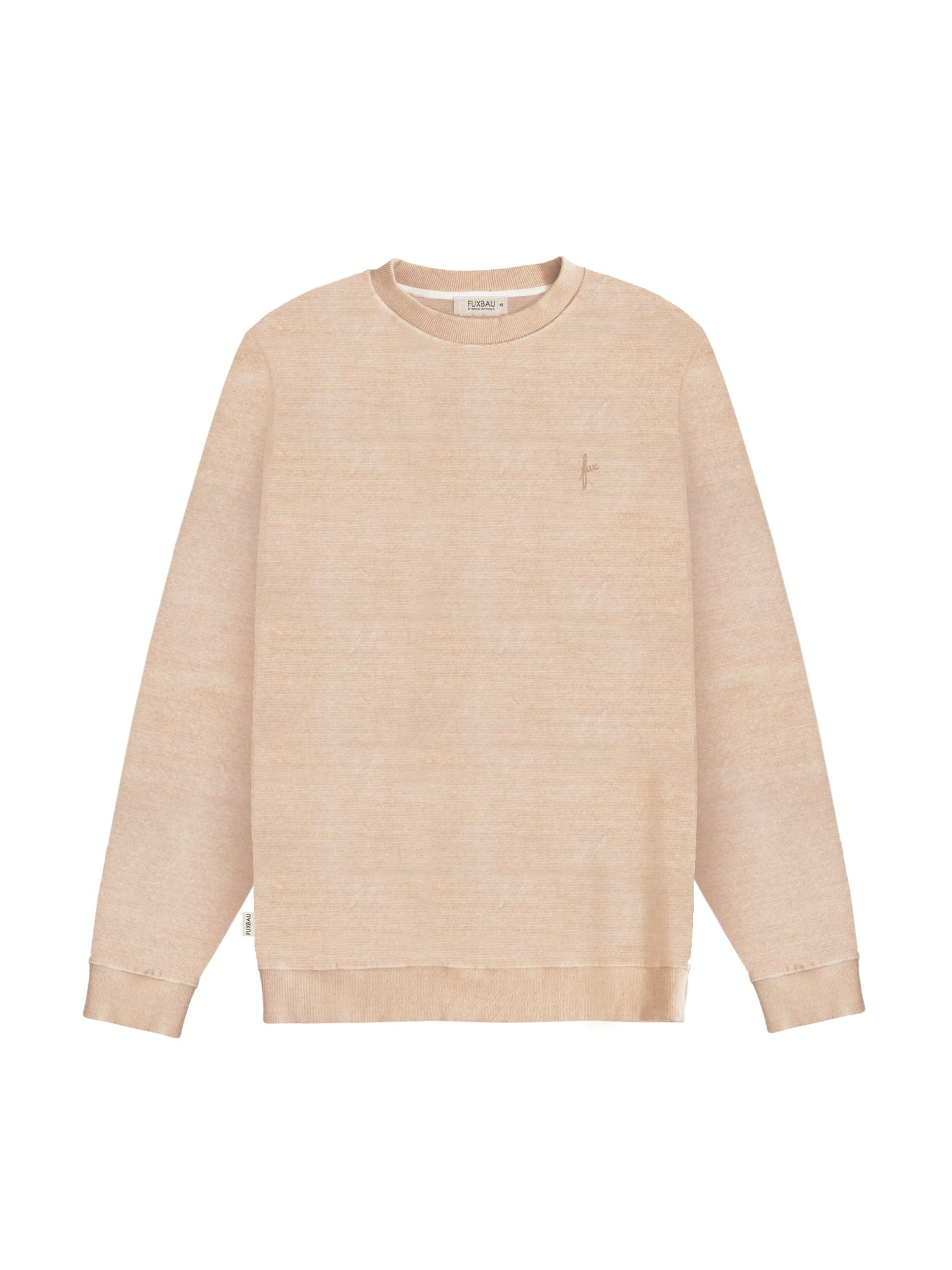 Nachhaltiger Männer Samt Pullover in beige gelb geriffelt von FUXBAU aus 100% Biobaumwolle