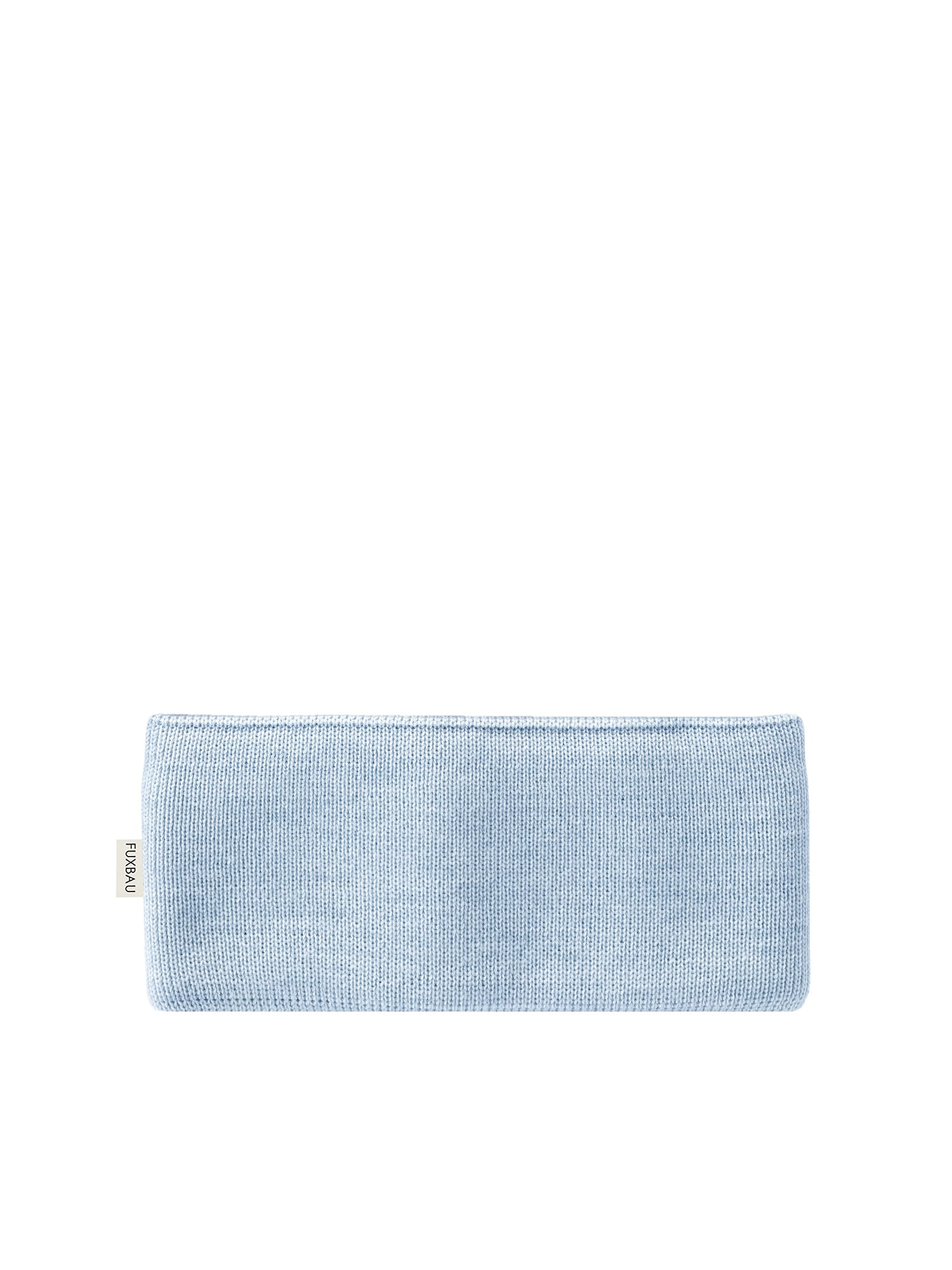 FUXBAU Merino Stirnband in eisblau aus 100% Merinowolle & made in Germany.