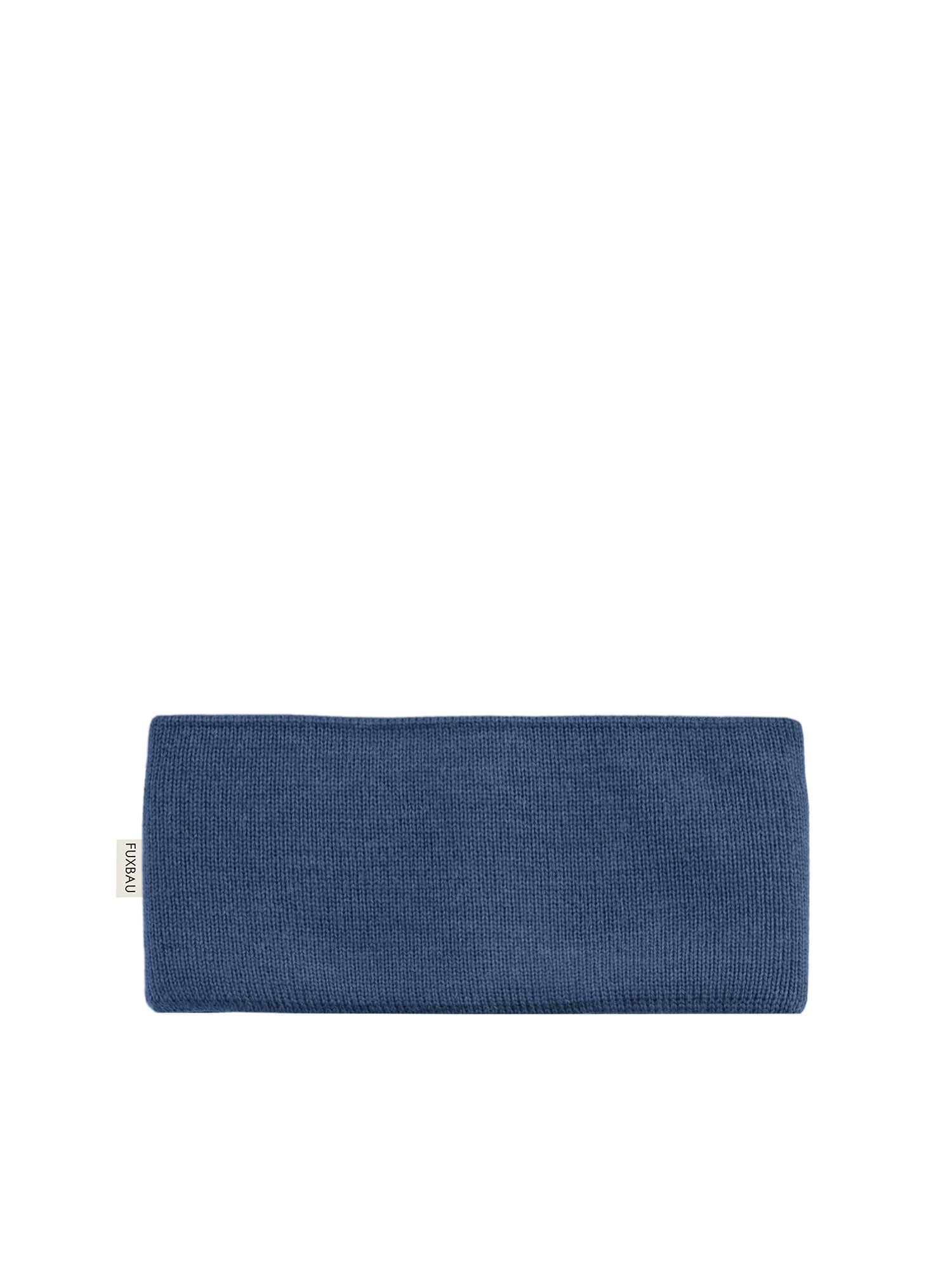 FUXBAU Merino Stirnband in nachtblau aus 100% GOTS zertifizierter Merinowolle & made in Germany.