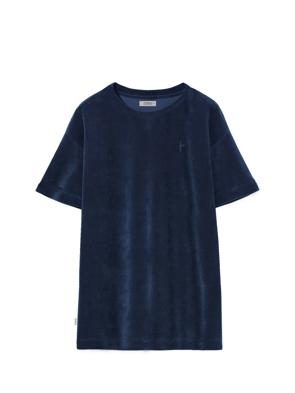 Frauen Samt Kleid in navy von FUXBAU aus 100% GOTS zertifizierter Biobaumwolle und made in Portugal