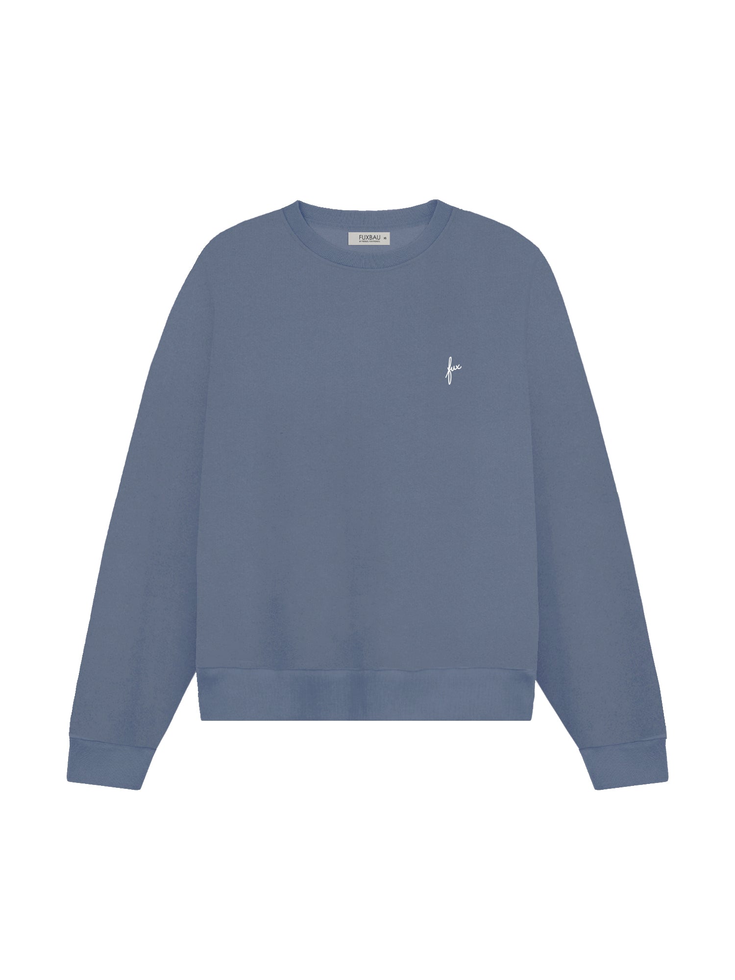 Nachhaltiger Frauen fux Pullover in seeblau aus 100% GOTS zertifizierter Biobaumwolle und fair in Portugal hergestellt
