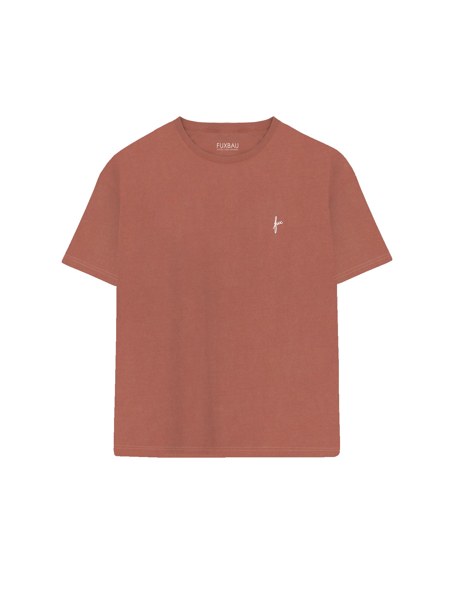 Nachhaltiges Frauen fux T-Shirt in rot aus 100% GOTS zertifizierter Biobaumwolle und fair in Portugal hergestellt