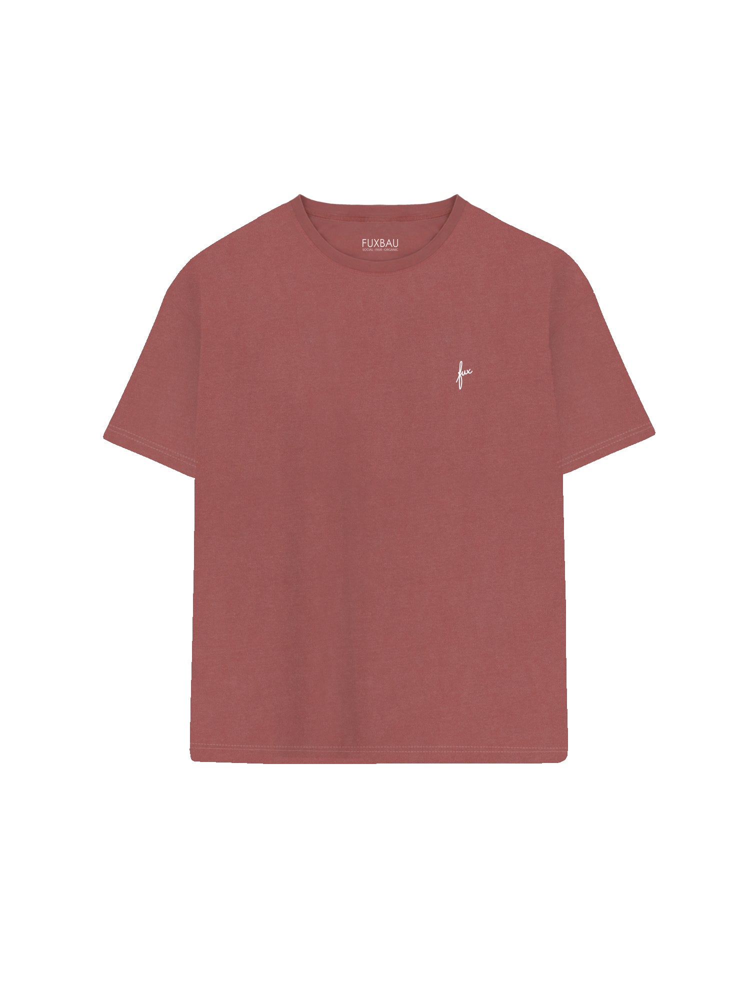 Nachhaltiges Frauen fux T-Shirt in rot aus 100% GOTS zertifizierter Biobaumwolle und fair in Portugal hergestellt