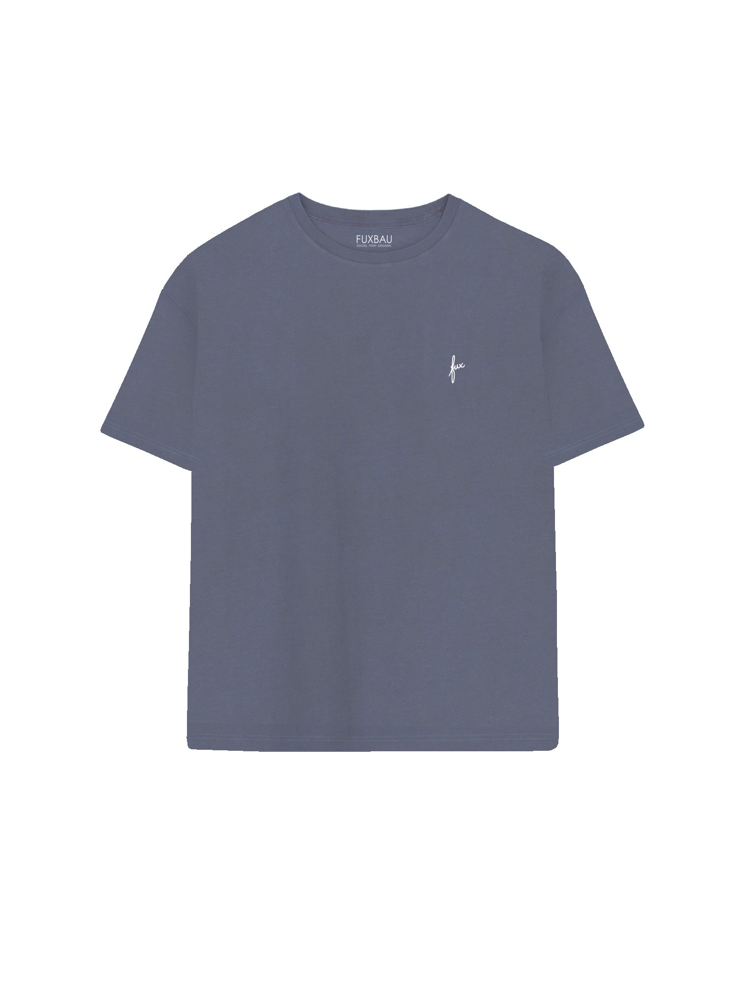 Nachhaltiges Frauen fux T-Shirt in seeblau aus 100% GOTS zertifizierter Biobaumwolle und fair in Portugal hergestellt