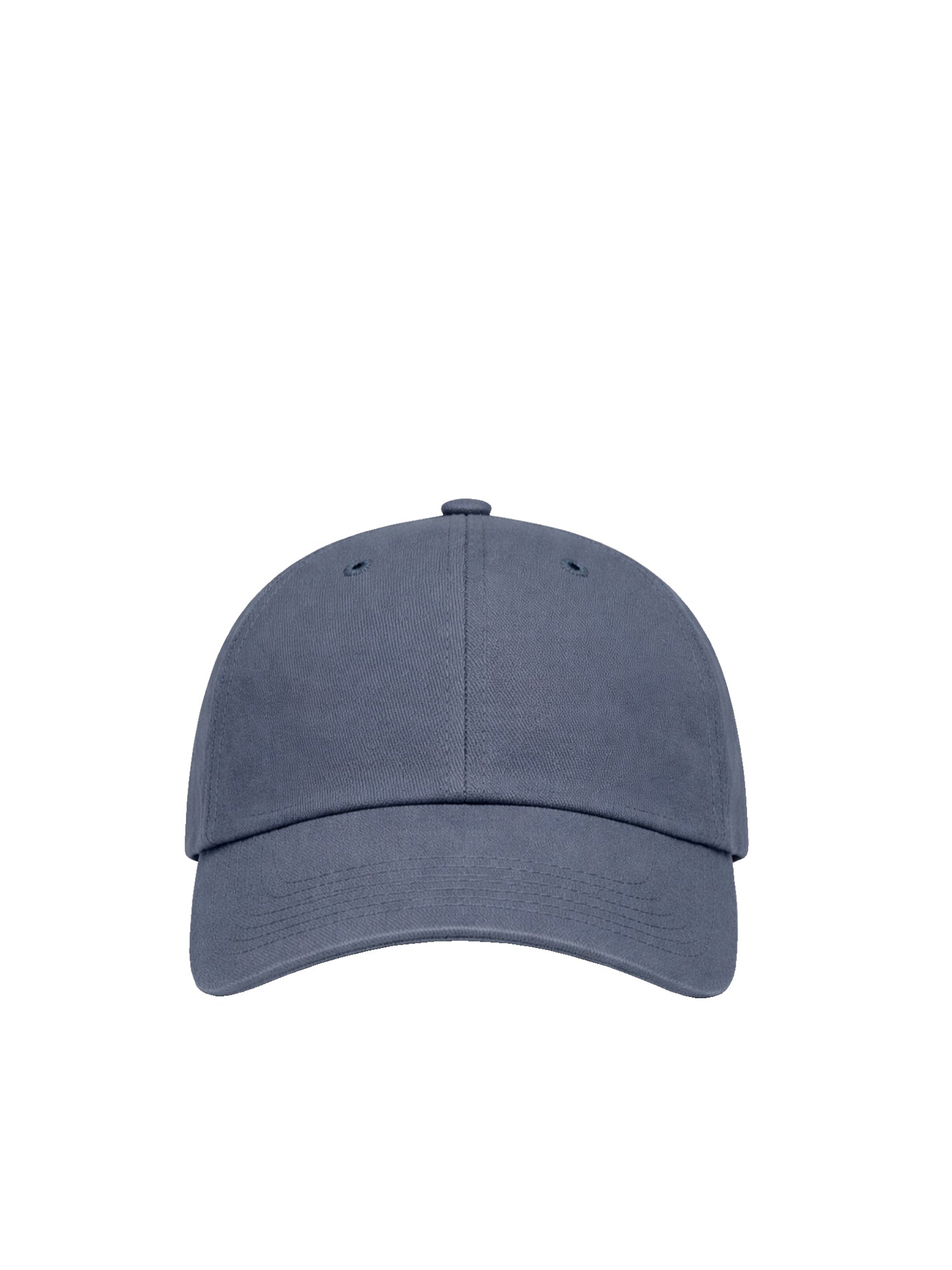Nachhaltige FUXBAU Dad Cap in blaugrau aus 100% Biobaumwolle und fair in Europa hergestellt.