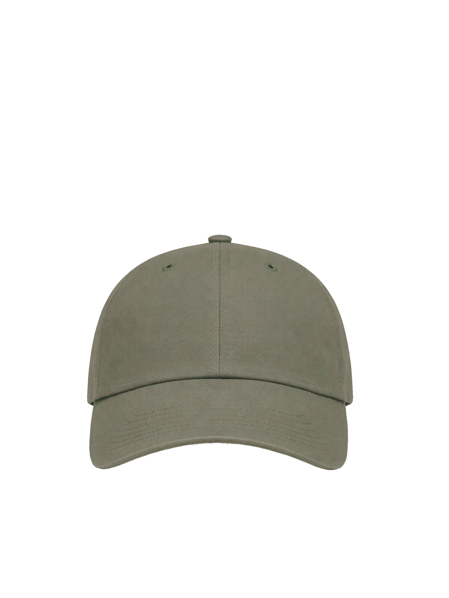 Nachhaltige FUXBAU Dad Cap in olivegrün aus 100% Biobaumwolle und fair in Europa hergestellt.