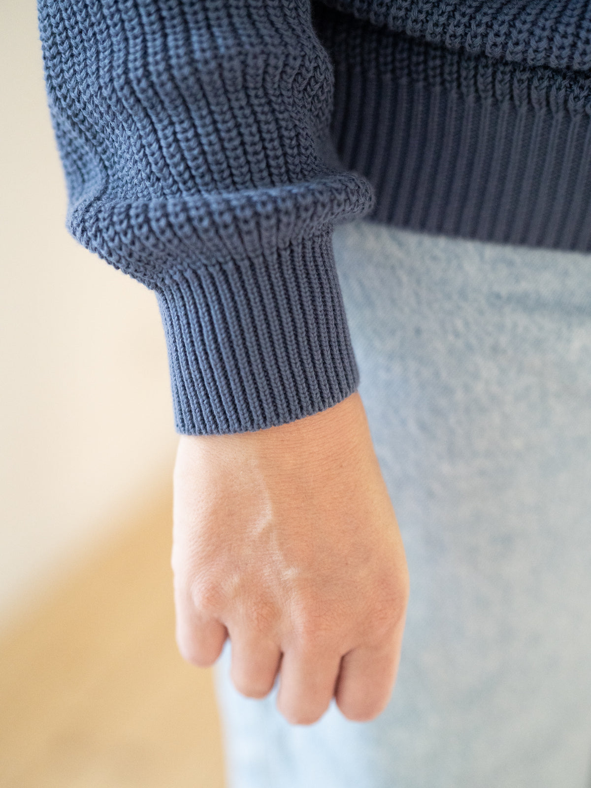 4Seasons Frauen Strickpullover - blaugrau