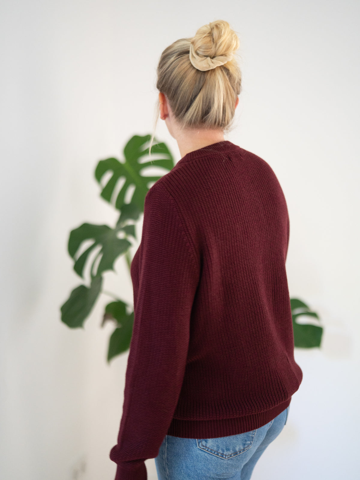 4Seasons Frauen Strickpullover - bordeaux