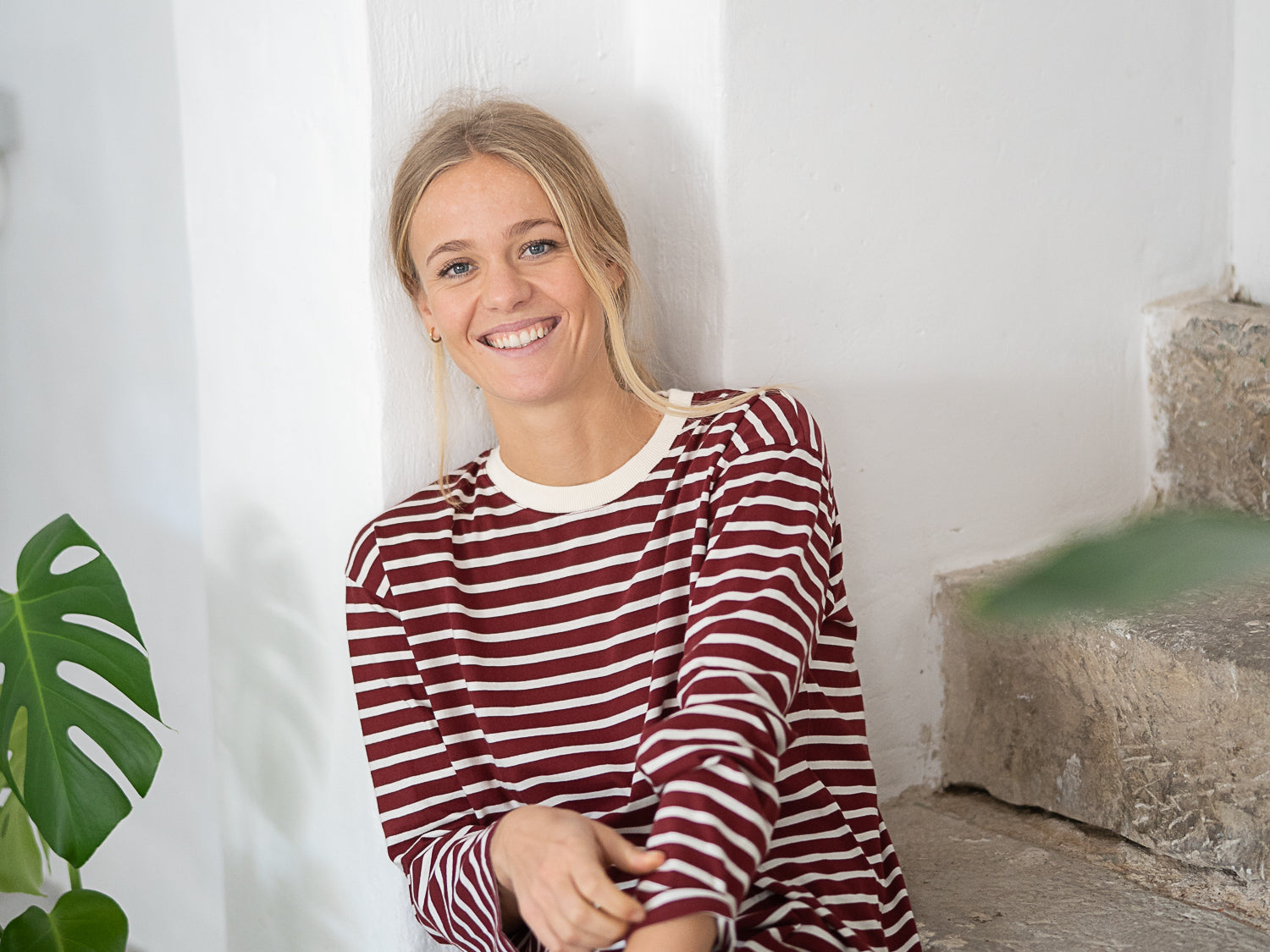 Nachhaltige & faire Sreifen Longsleeve aus Biobaumwolle von FUXBAU