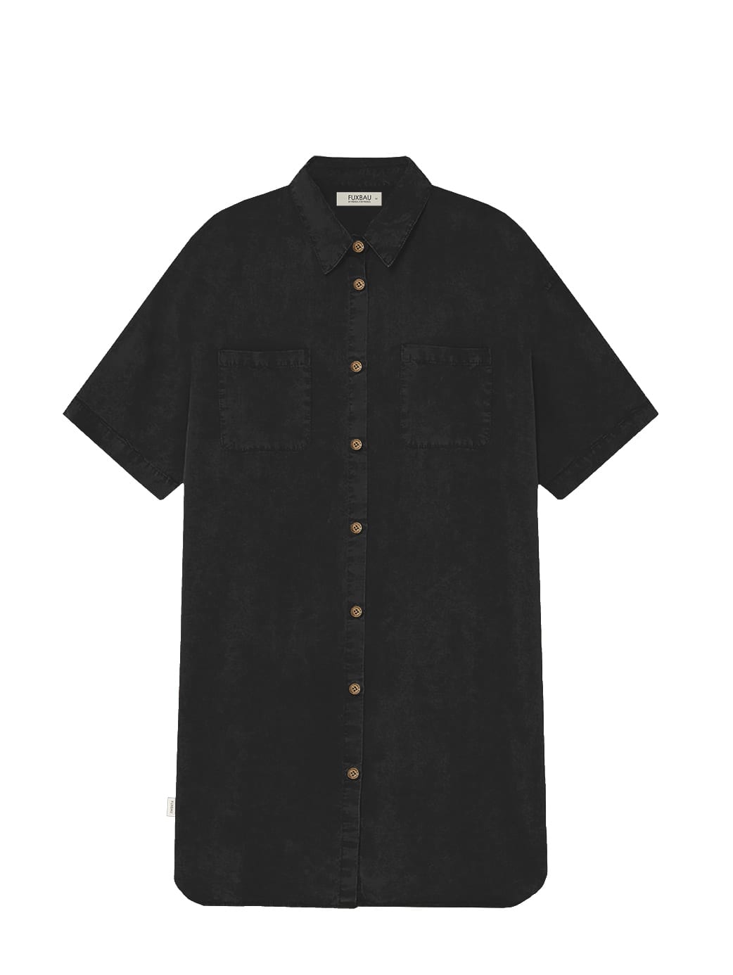 Fair Fashion Leinen Blusenkleid in schwarz aus 100% Leinen made in Portugal