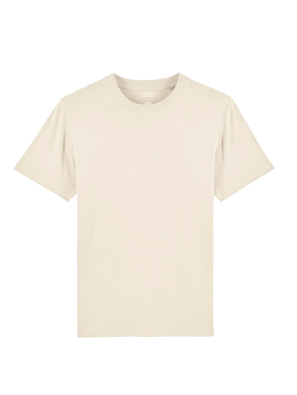 FUXBAU Standard Basic T-Shirt in natur aus 100% Biobaumwolle.